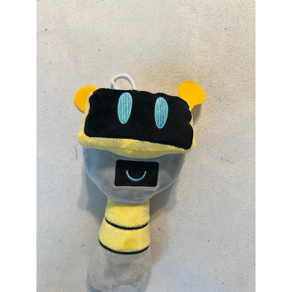Sprunki Fun Bot Plush Robot Stuffed Toy Gray Yellow